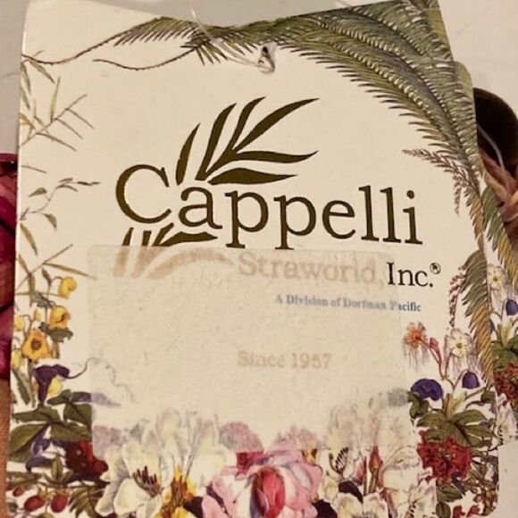 NWT Women’s Hand Made Natural Materials Crossbody Purse by Cappelli Straworld - Picture 3 of 12